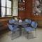Regency Kahlo Round Table & Chair Sets, 36 W, 36 L, 29 H, Wood, Metal, Polypropylene Top, Grey TPL36RNDGYBK44BE - alternate 7